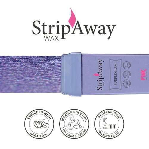 StripAway Wax Purple Glam Roll-on met Arganolie 100 ml